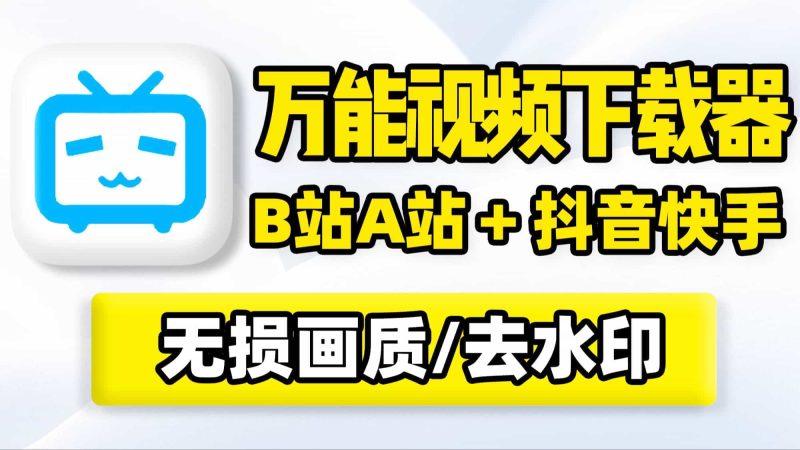多功能视频下载神器，B站抖音快手西瓜短视频无损画质去水印下载！支持视频、音频、封面、弹幕、字幕批量下载保存到本地，内置网站网页搜索引擎，视频素材收集剪辑创作推荐-数字宝库