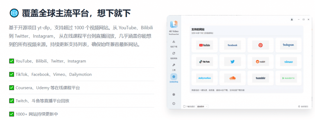 图片[4]-4K/8K超高清视频下载神器，支持1000+视频网站，零门槛上手，视频创作者的全能工作站！-数字宝库